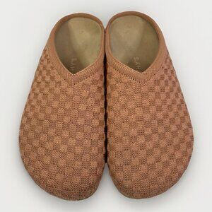 Rothy’s The Casual Clog Comfort Clog Weave Womens Size 8 Dusty Salmon Terracotta